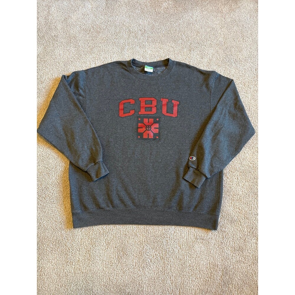 California Baptist University Champion Unisex Crewneck Sweatshirt Size XL